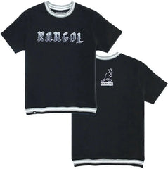 Kangol Game Day Black Heavyweight Crew Neck Black T-Shirt