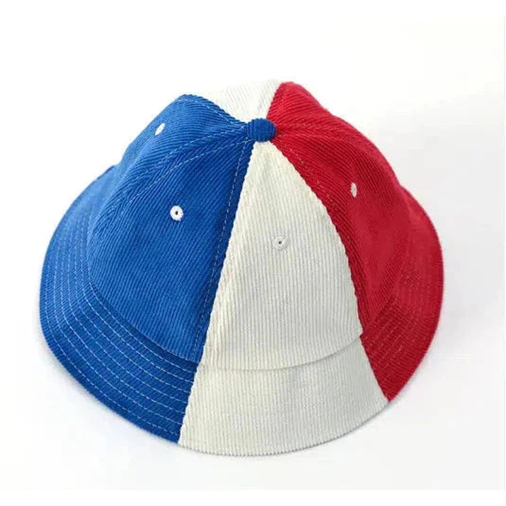 McNairy & Co ABA Gilligan Red, White, and Blue Corduroy Bucket Hat