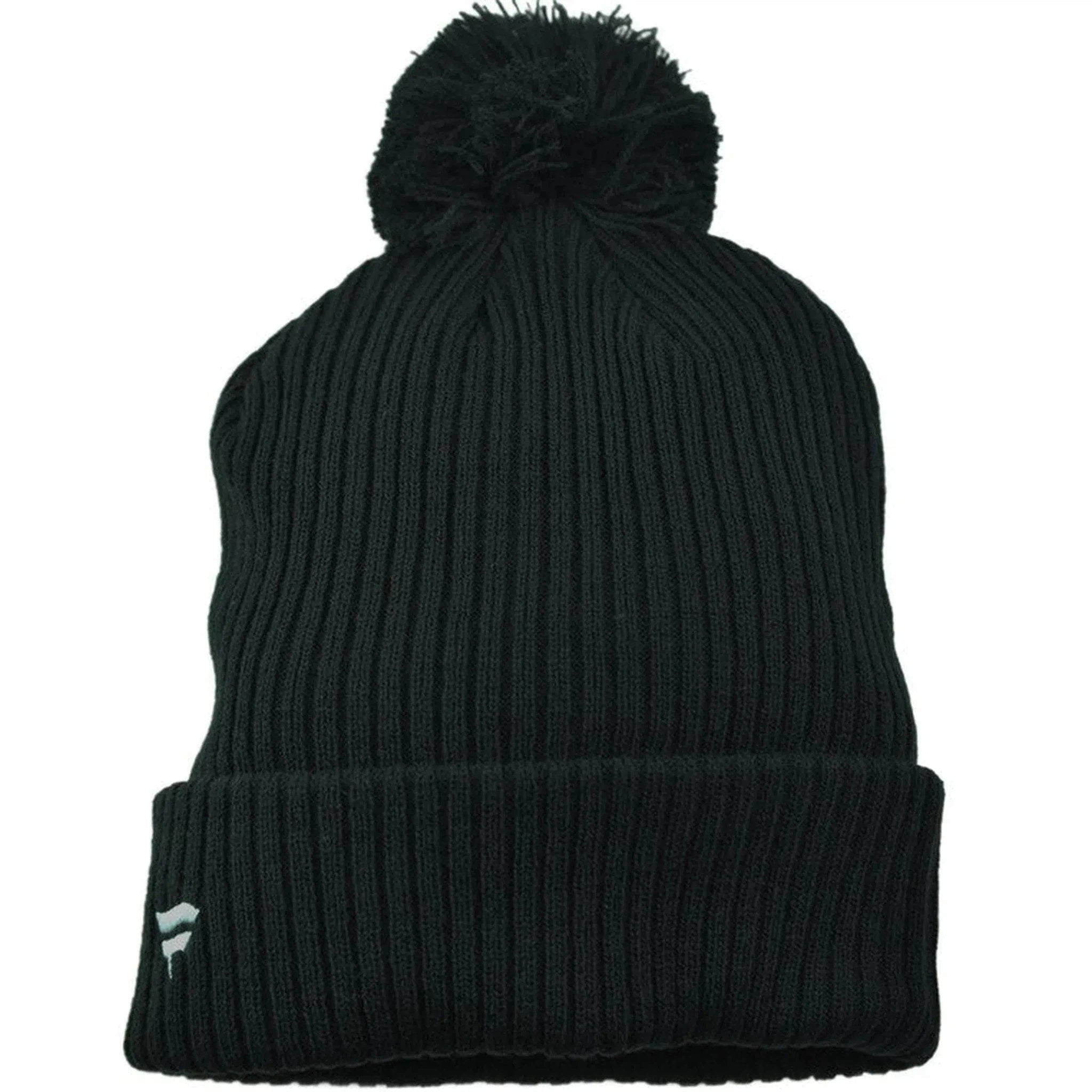 Seattle Kraken Men's NHL Wordmark Logo Black Cuffed Knit Pom Hat by Fanatics