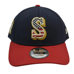 Seattle Mariners New Era 9FORTY MLB Baseball July 4th Patriotic Adjustable Hat