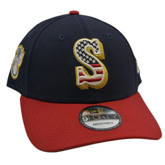 Seattle Mariners New Era 9FORTY MLB Baseball July 4th Patriotic Adjustable Hat