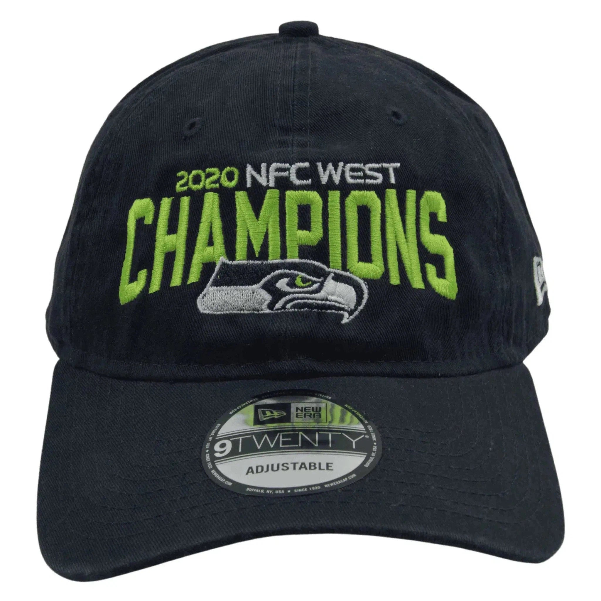 Seattle Seahawks New Era 9TWENTY NFC West Champions NFL Team Adjustable Blue Hat