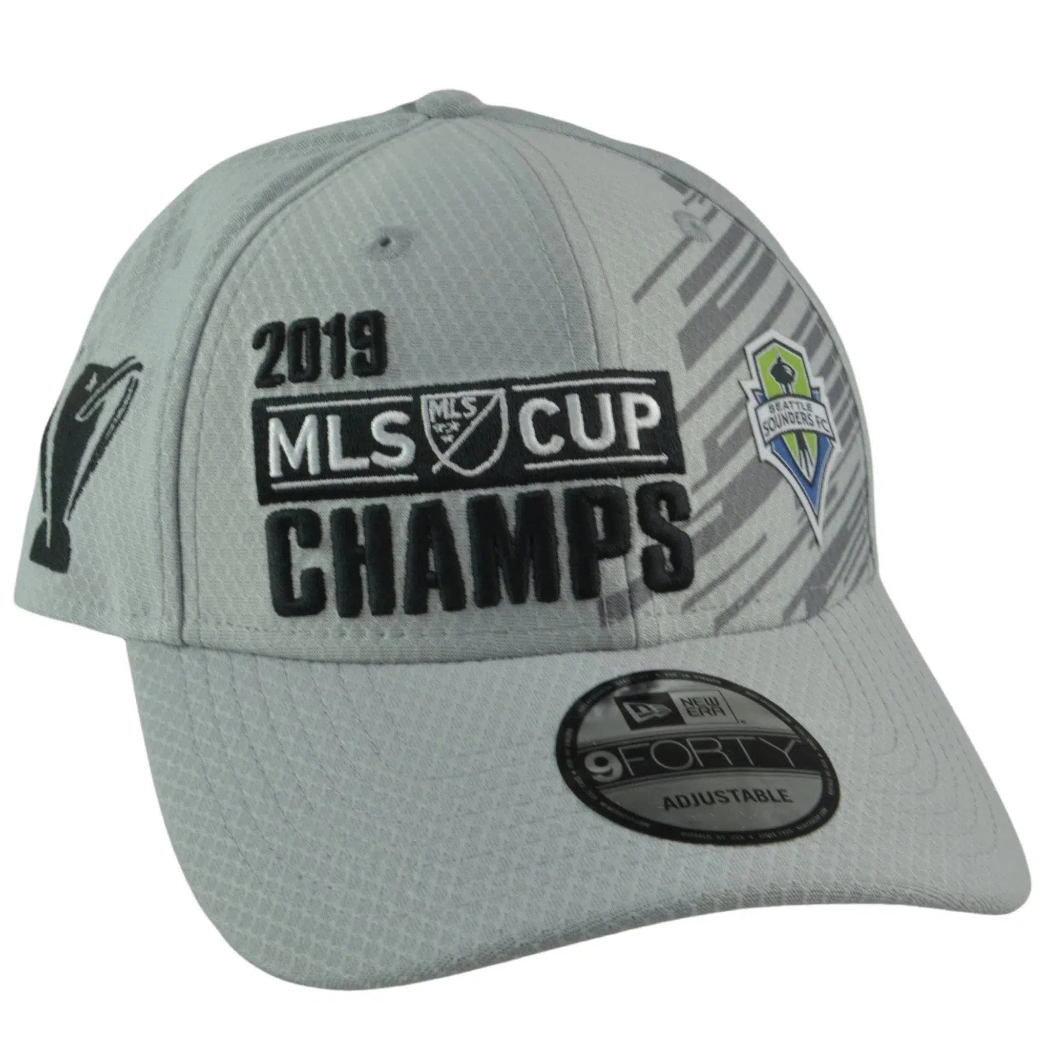 Seattle Sounders FC New Era 2019 MLS Cup Soccer Champions Adjustable Hat