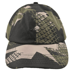 Staple Pigeon Logo Olive Camouflage Relaxed Fit Nylon Dad Hat