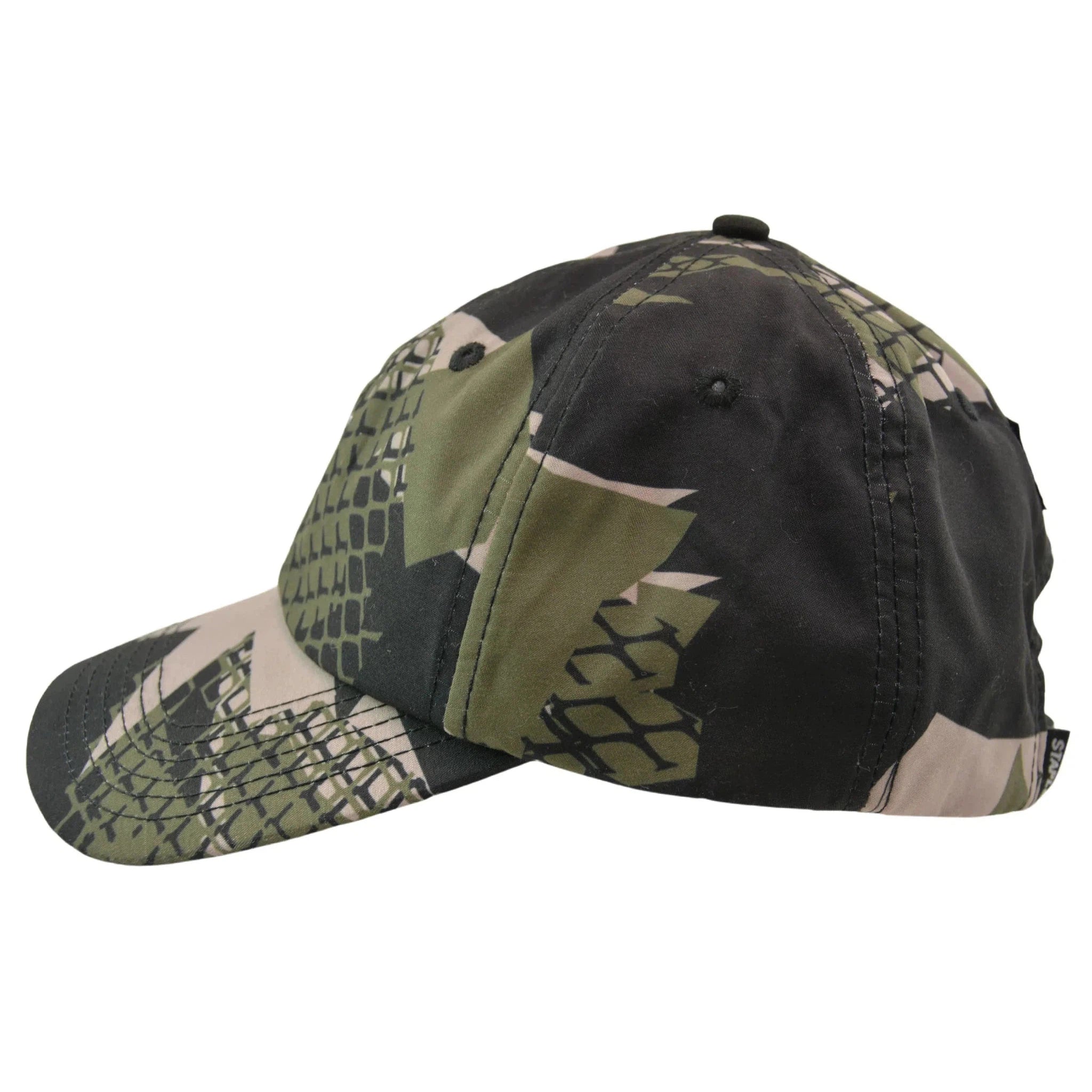 Staple Pigeon Logo Olive Camouflage Relaxed Fit Nylon Dad Hat