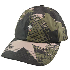 Staple Pigeon Logo Olive Camouflage Relaxed Fit Nylon Dad Hat