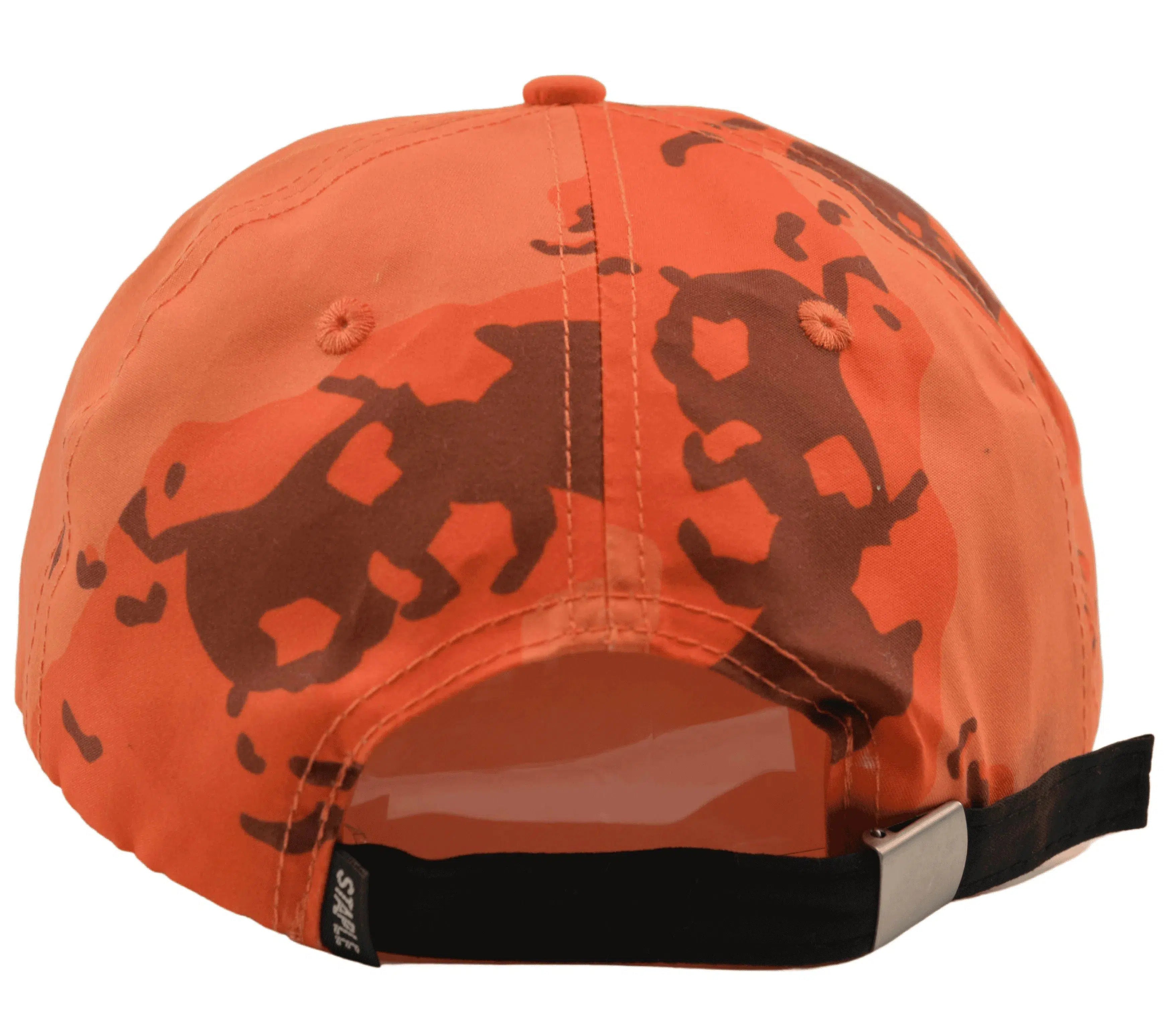 Staple Pigeon Logo Orange Camouflage Relaxed Fit Dad Hat