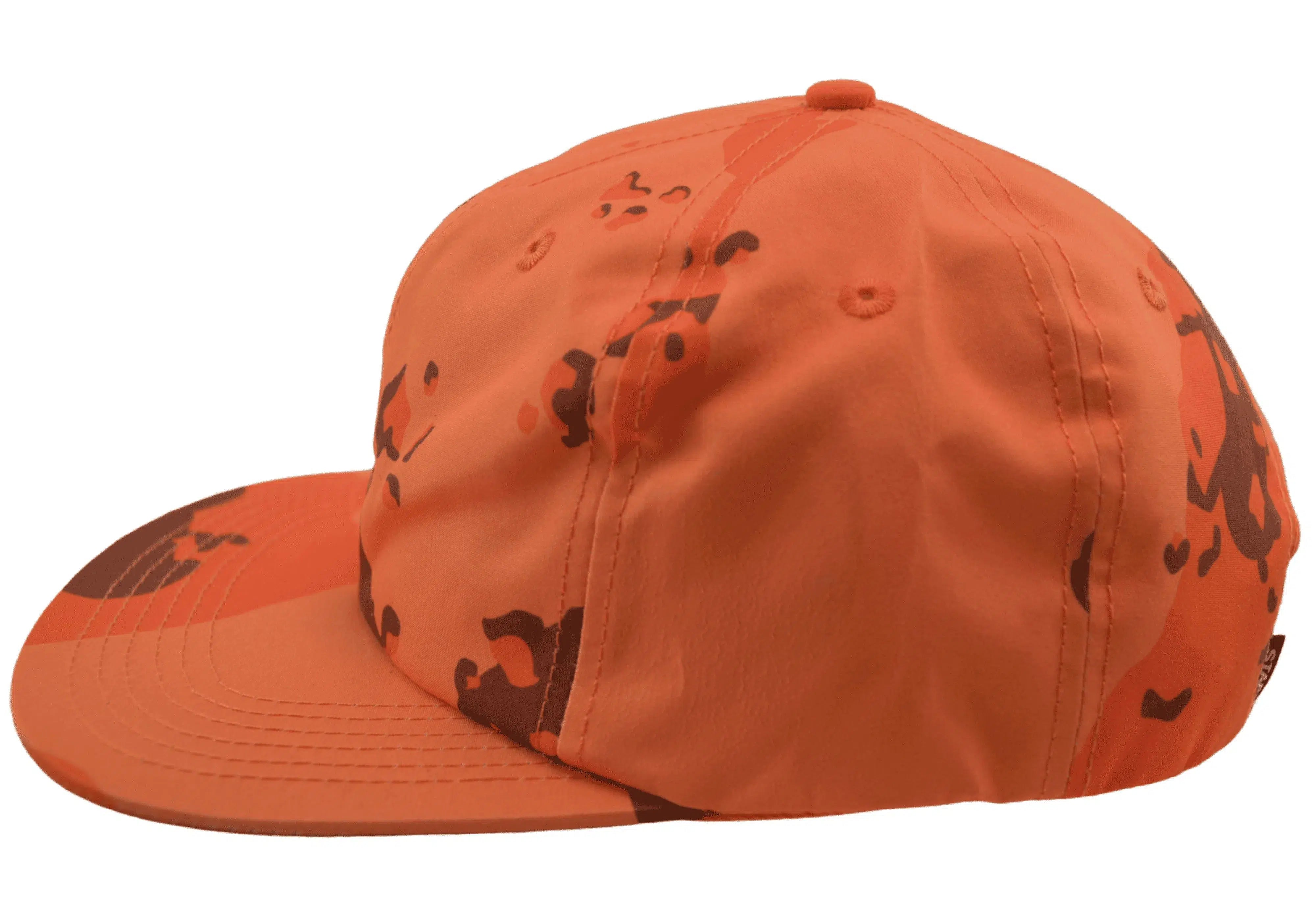 Staple Pigeon Logo Orange Camouflage Relaxed Fit Dad Hat