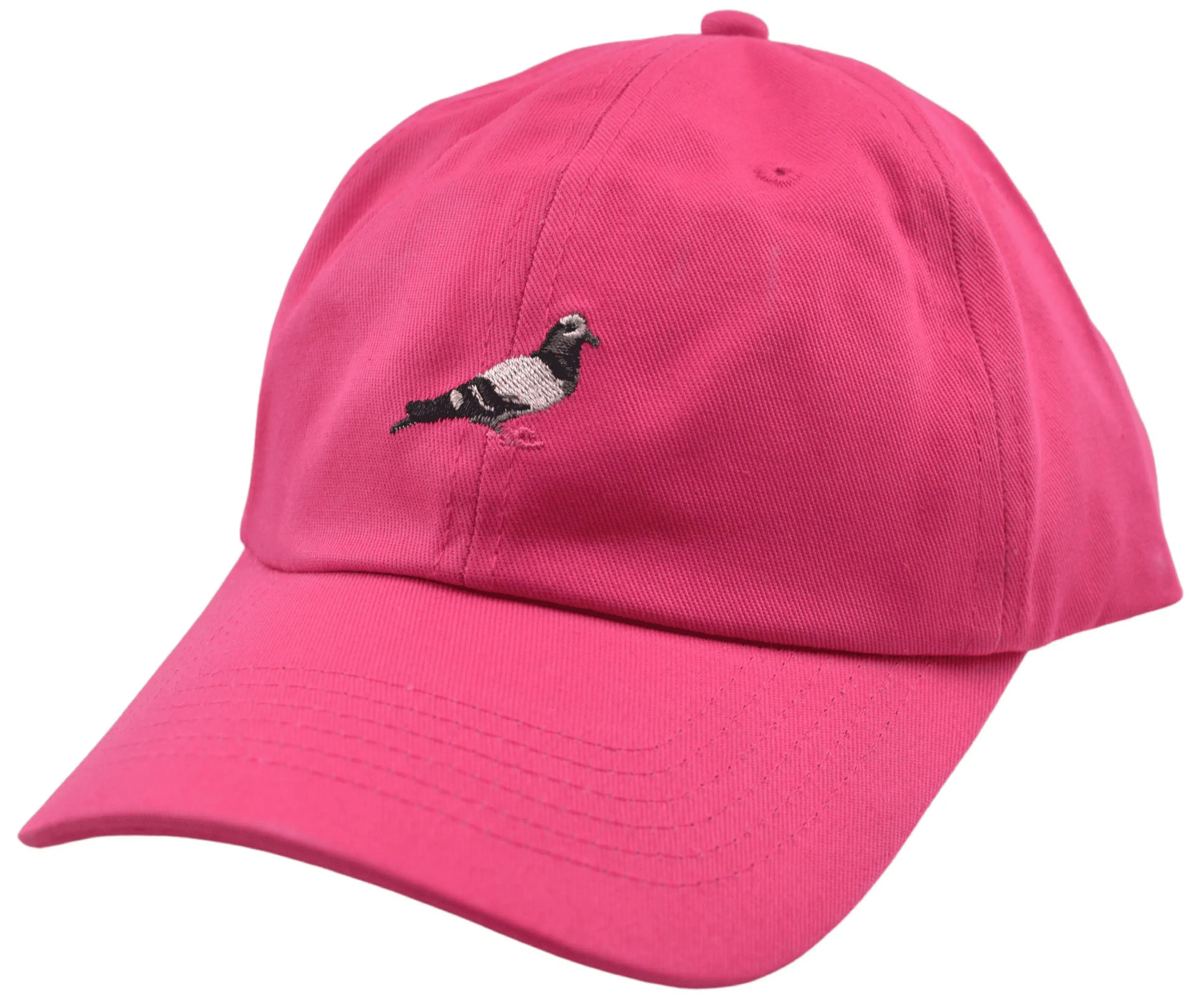 Staple Pigeon Logo Ruby Red Pink Relaxed Fit Dad Hat