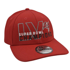 Tampa Bay Buccaneers New Era 9FORTY Super Bowl LV NFL Champions Adjustable Red Hat