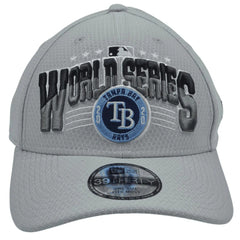 Tampa Bay Rays New Era 39THIRTY Light Gray World Series Champs MLB Baseball Hat