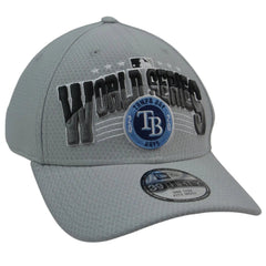 Tampa Bay Rays New Era 39THIRTY Light Gray World Series Champs MLB Baseball Hat