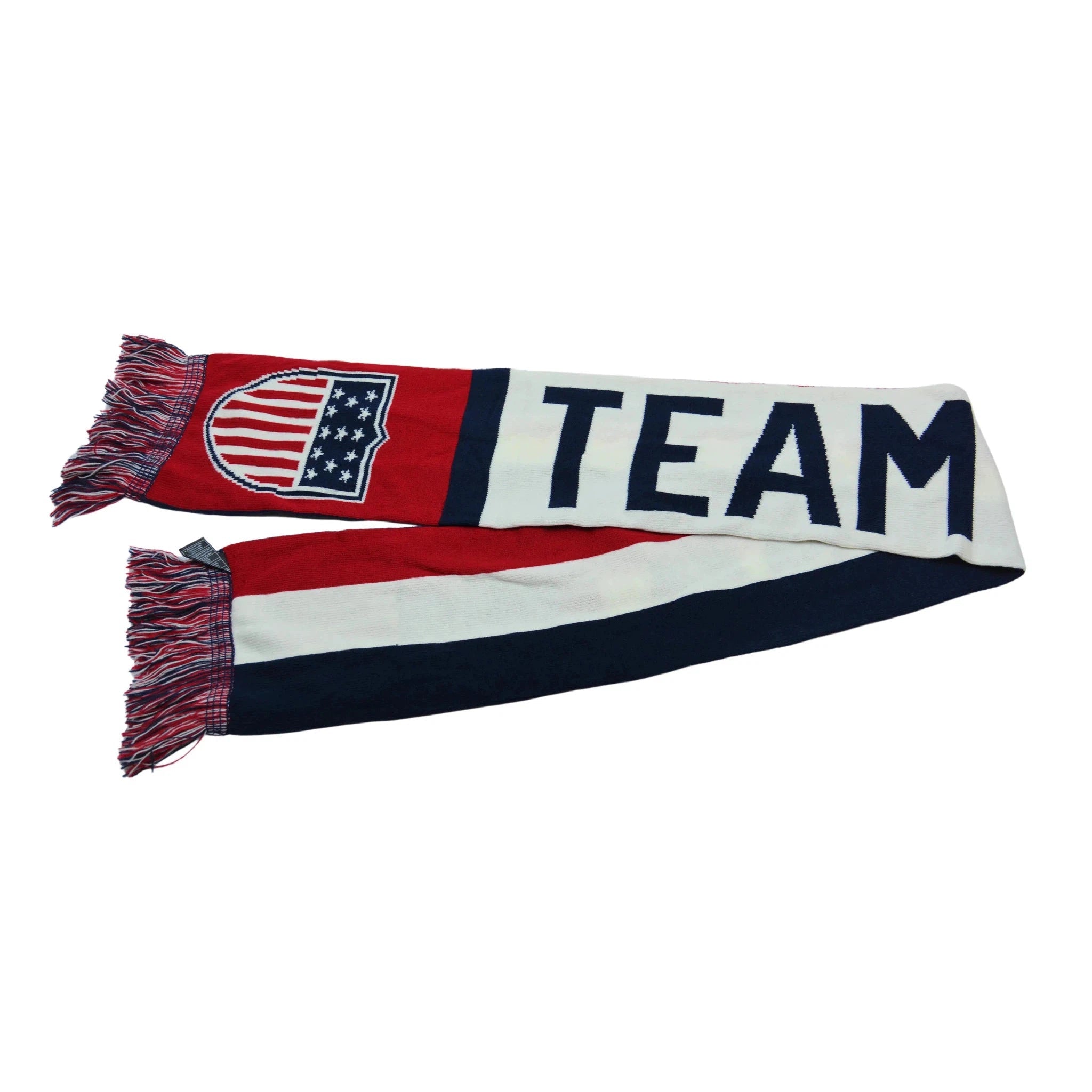 Team USA Olympic Team Red, White & Blue Winter Knit Scarf