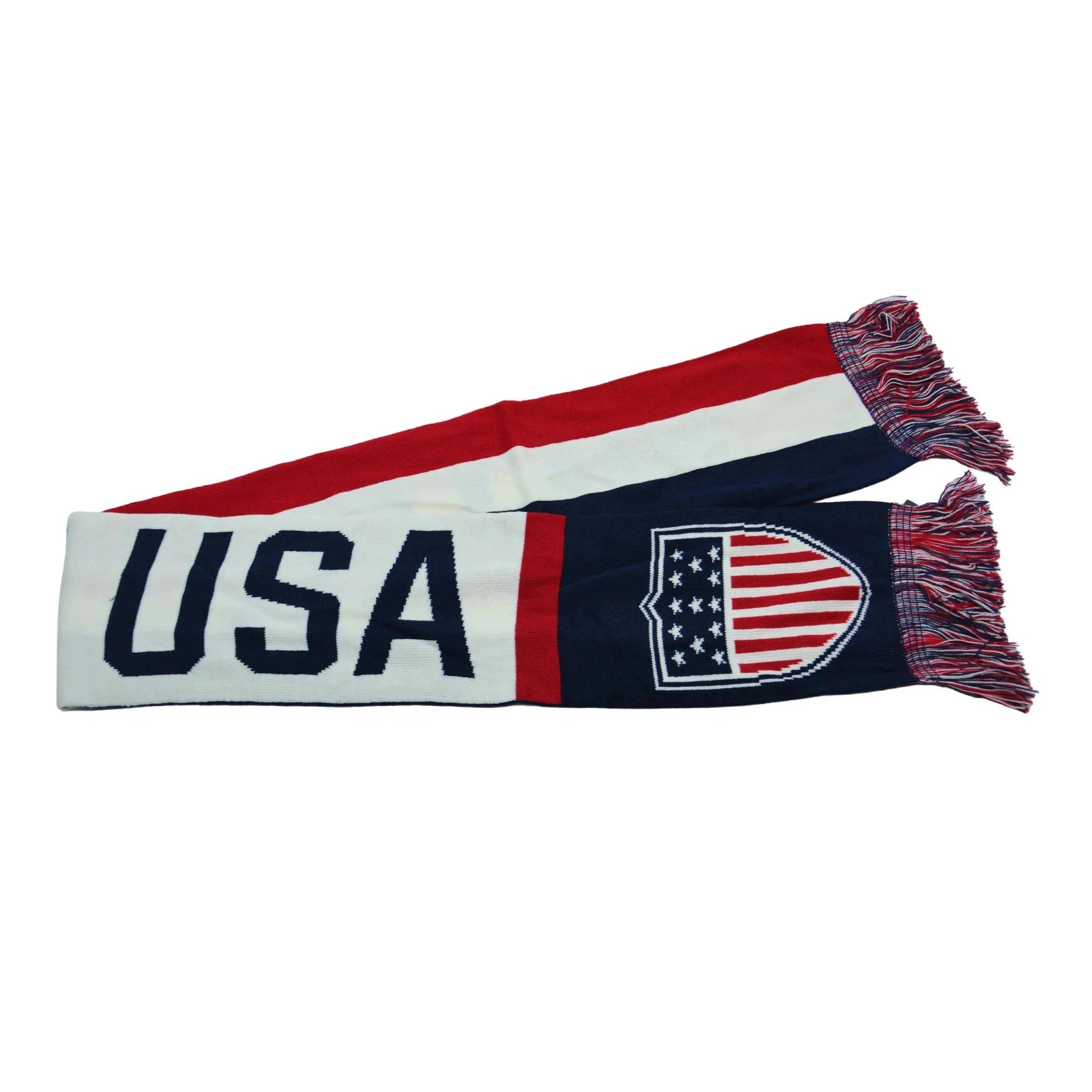 Team USA Olympic Team Red, White & Blue Winter Knit Scarf