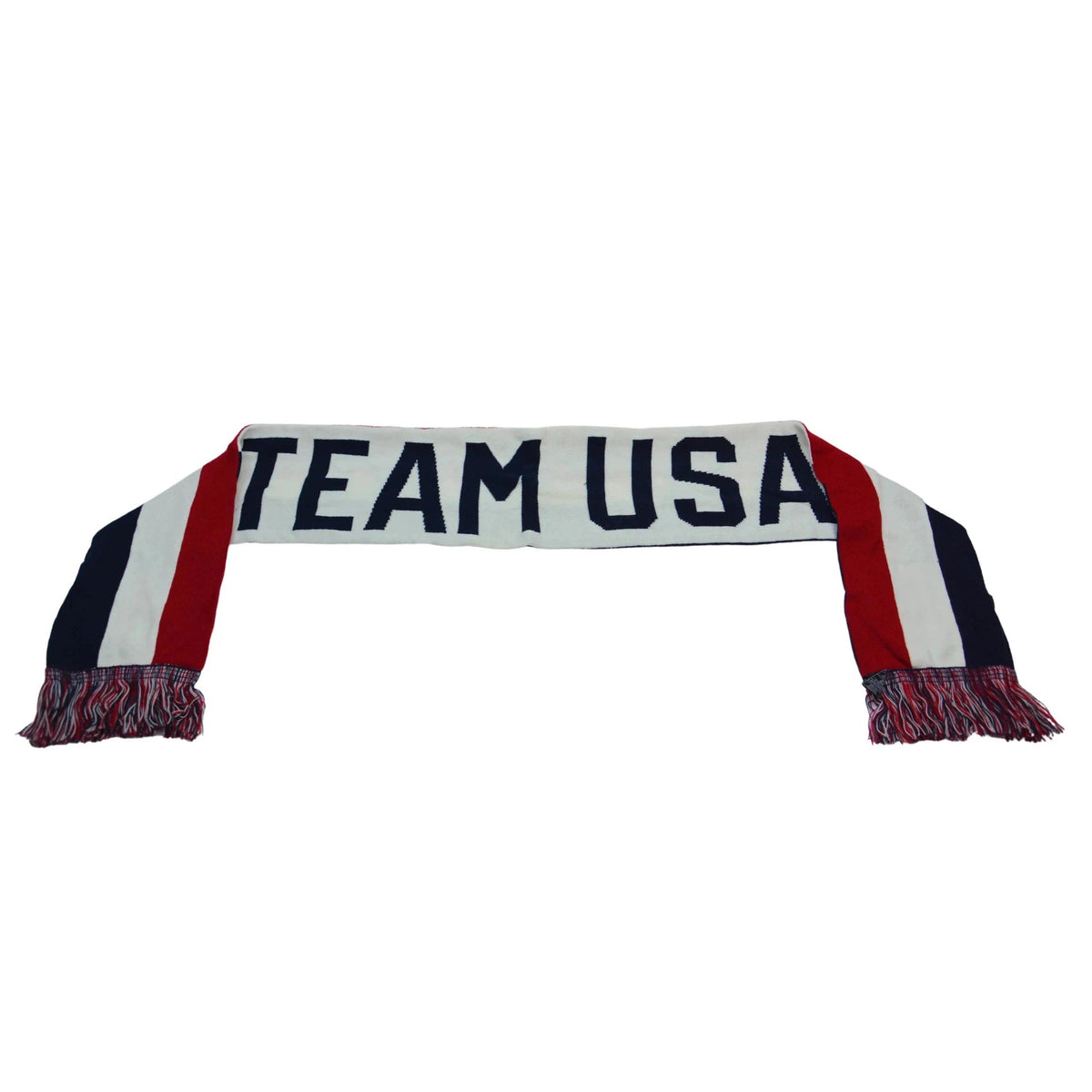 Team USA Olympic Team Red, White & Blue Winter Knit Scarf