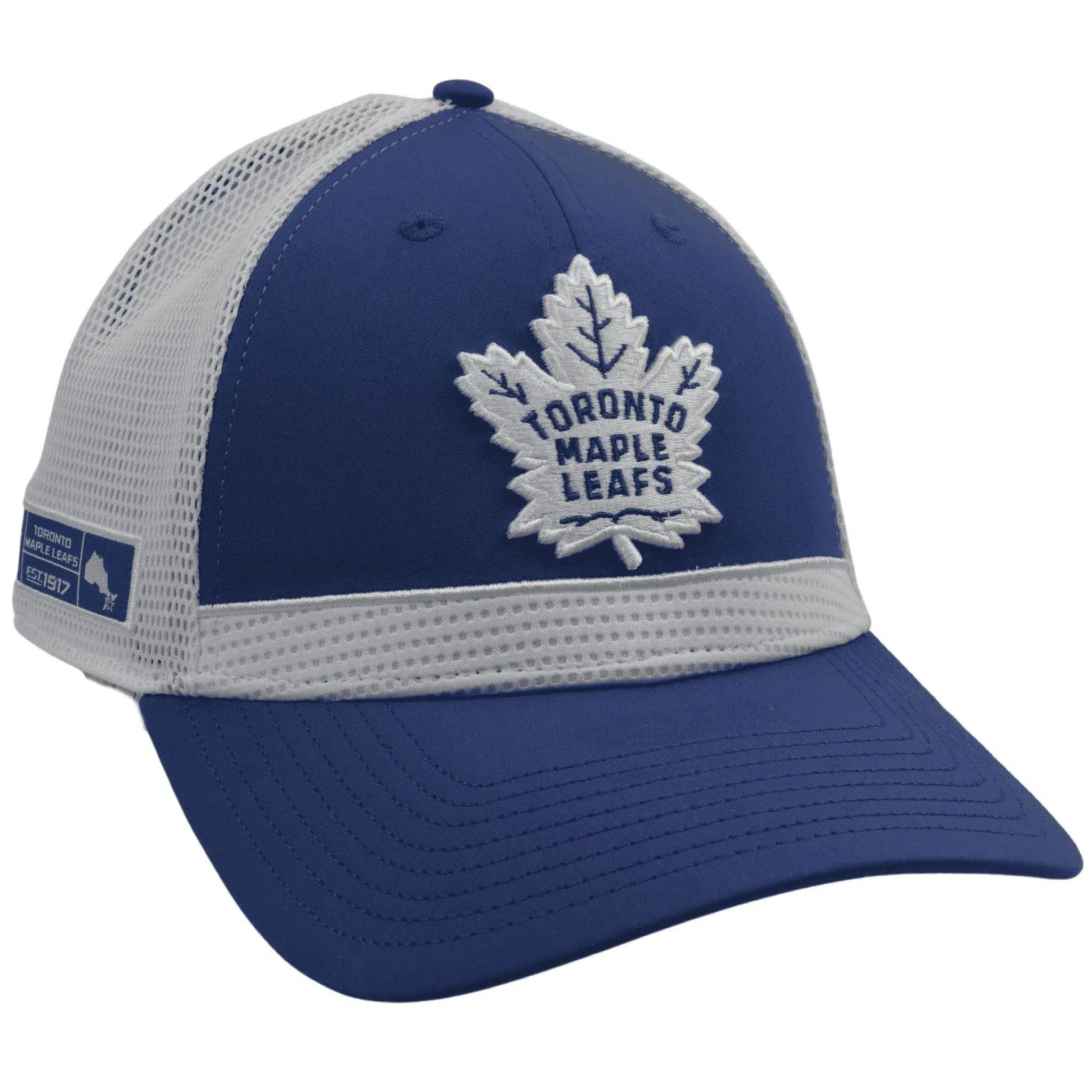 Toronto Maple Leafs NHL Hockey Team Logo Trucker Snapback Hat