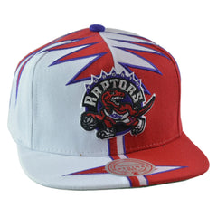 Toronto Raptors NBA Shockwave Men's Snapback Hat by Mitchell & Ness