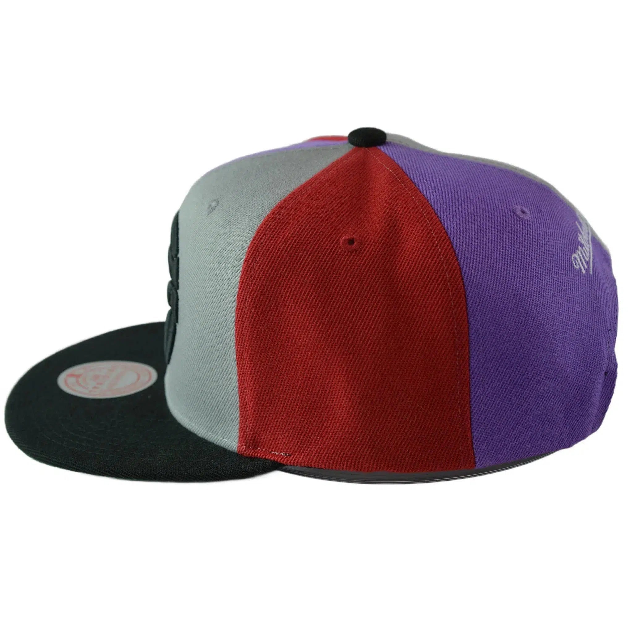 Toronto Raptors NBA Team Era Pinwheel Men's Snapback Cap, Flat Bill Hat by Mitchell & Ness