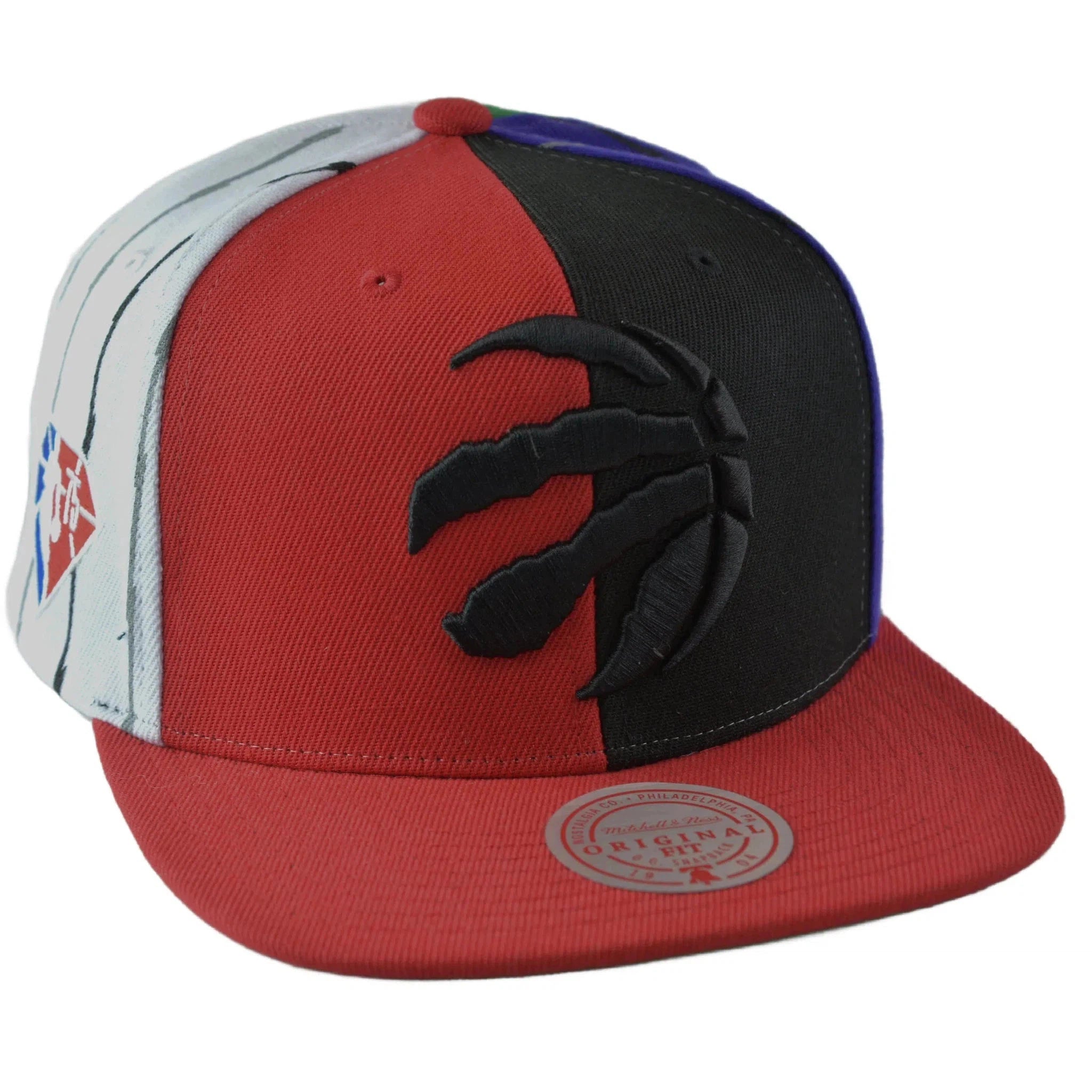 Toronto Raptors What The? NBA 75th Anniversary Men's Snapback Hat by Mitchell & Ness