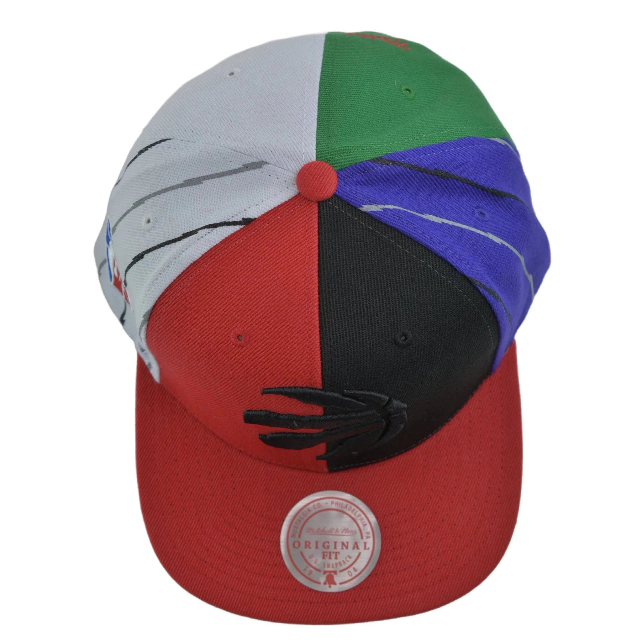 Toronto Raptors What The? NBA 75th Anniversary Men's Snapback Hat by Mitchell & Ness