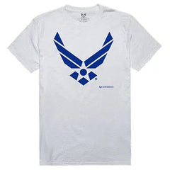 "United States Air Force USAF Wings Graphic White Men's T-Shirt - Aim High"