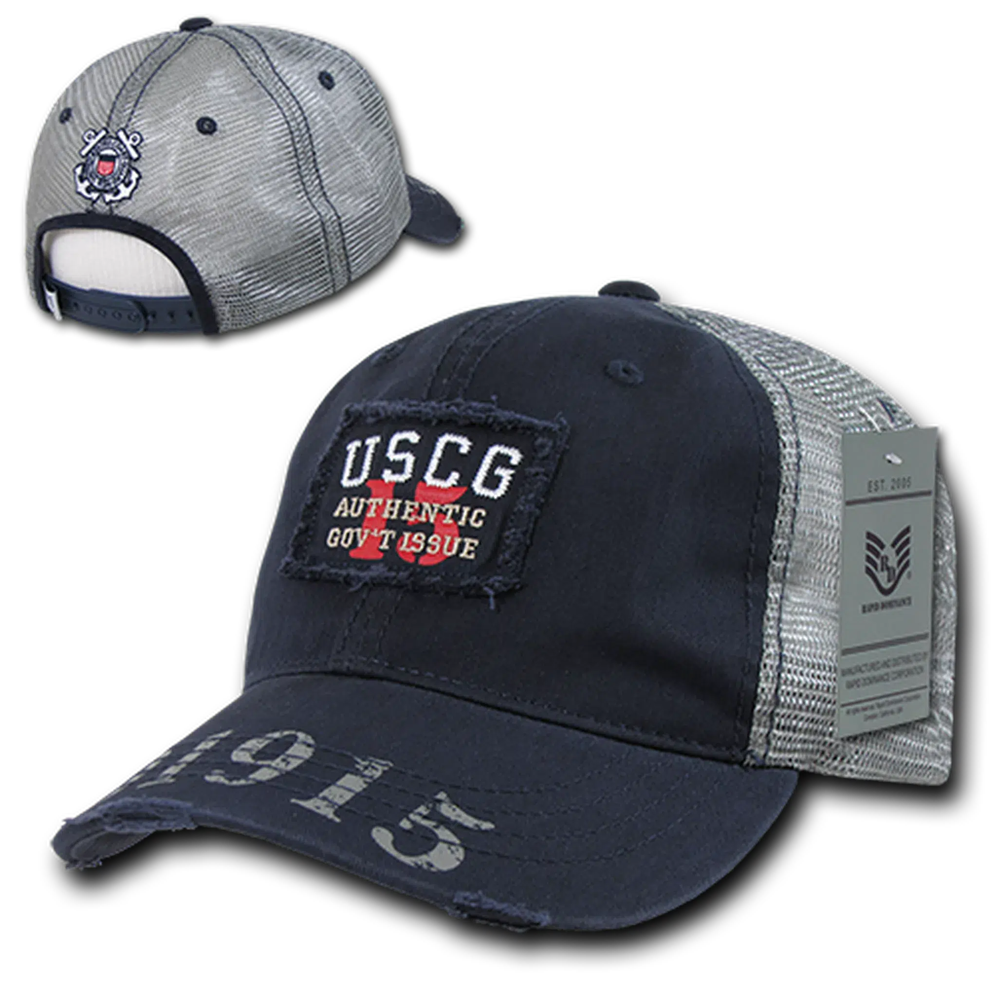 United States Coast Guard Great Lakes Military Mesh Back Hat by Rapid Dominance