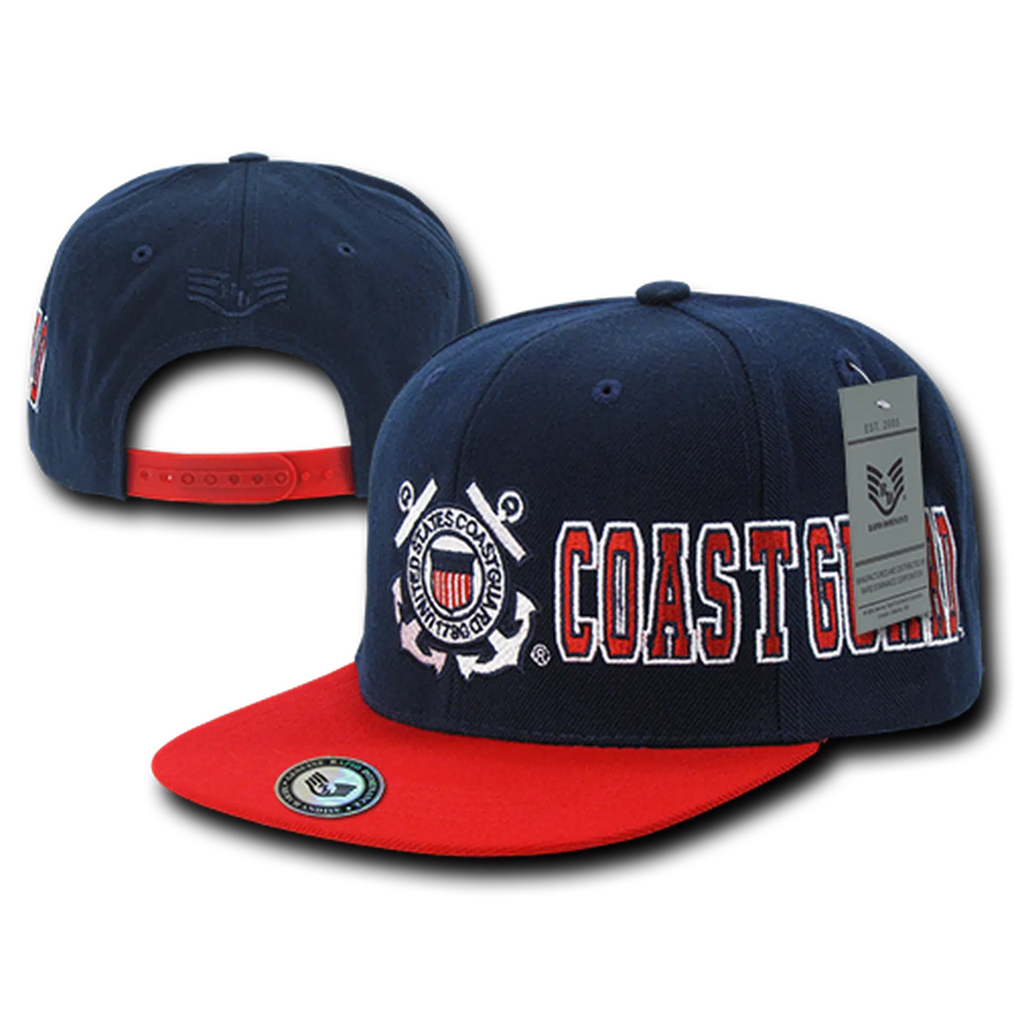 United States Coast Guard USCG D-Day Snapback Military Hat by Rapid Dominance