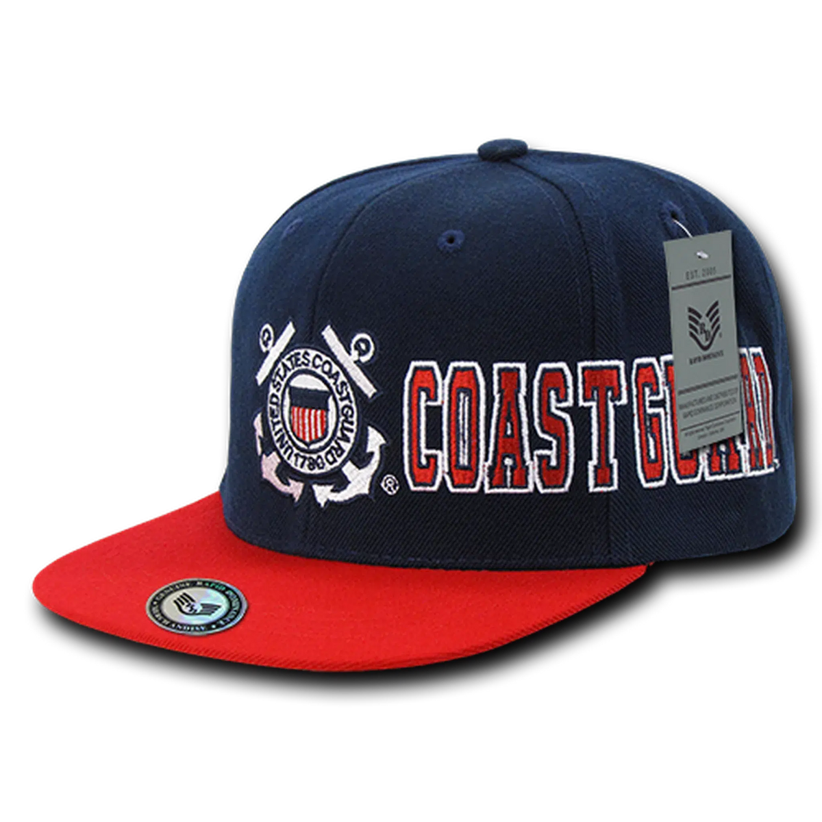 United States Coast Guard USCG D-Day Snapback Military Hat by Rapid Dominance