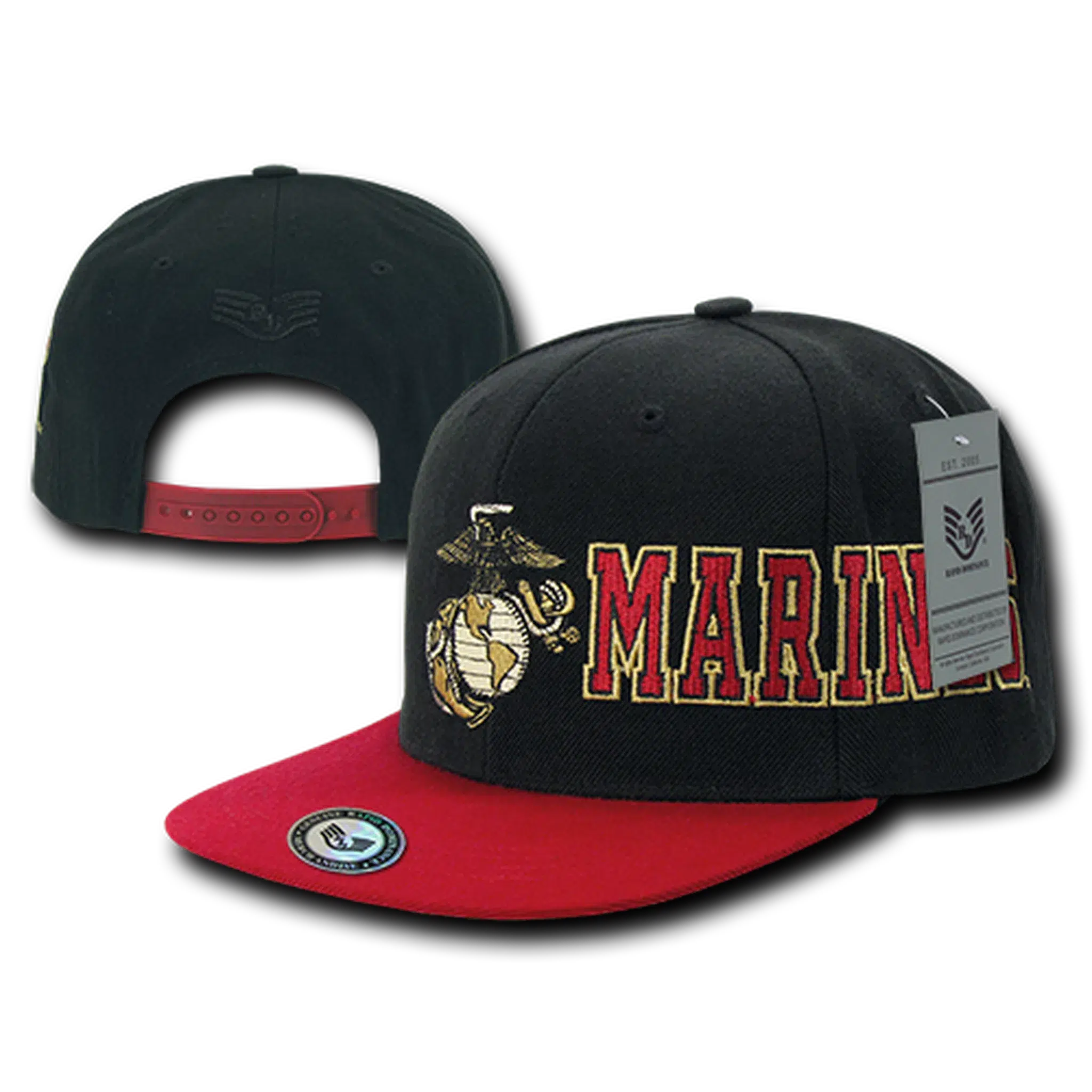 United States Marine Corp D-Day Snapback Military Hat by Rapid Dominance