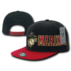 United States Marine Corp D-Day Snapback Military Hat by Rapid Dominance