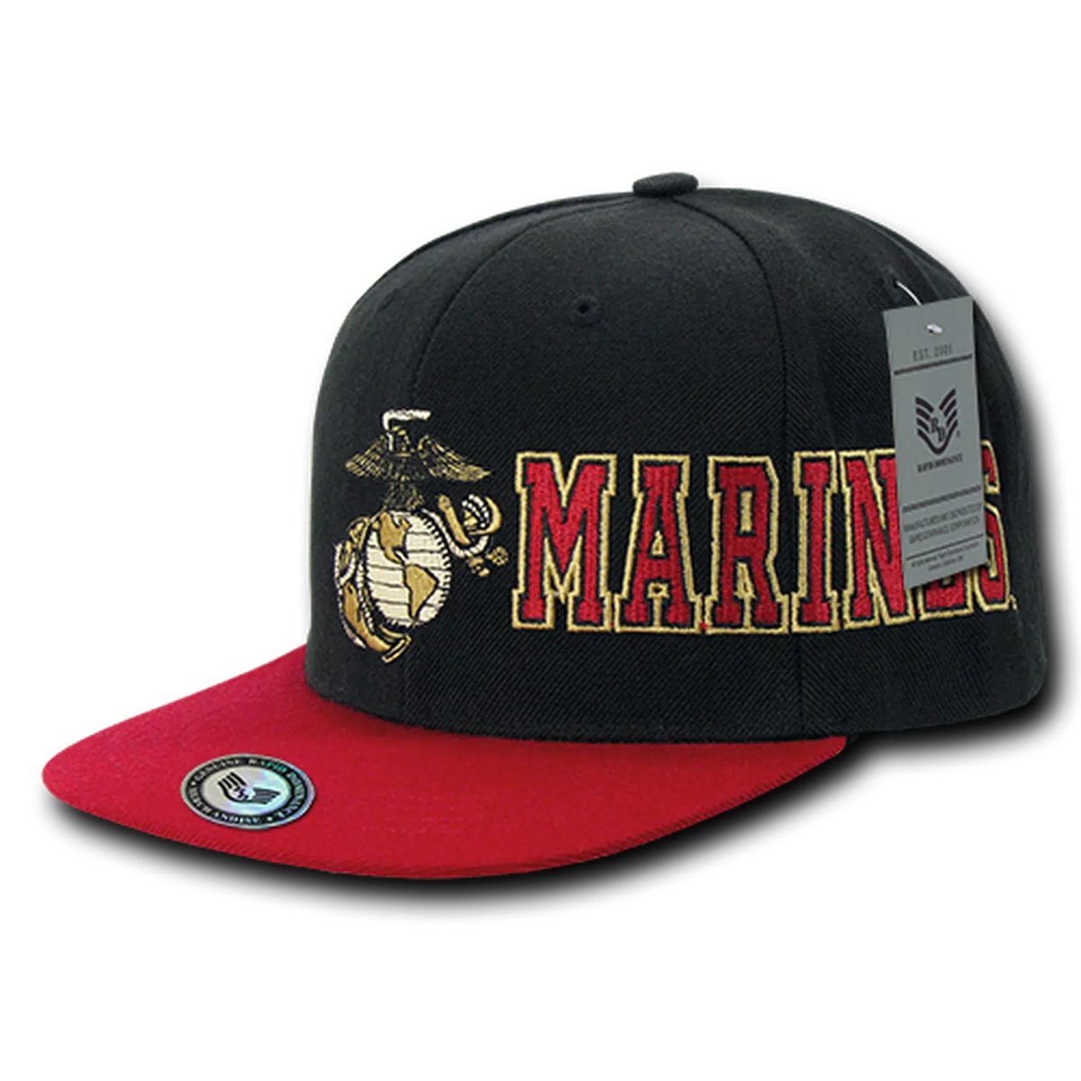 United States Marine Corp D-Day Snapback Military Hat by Rapid Dominance