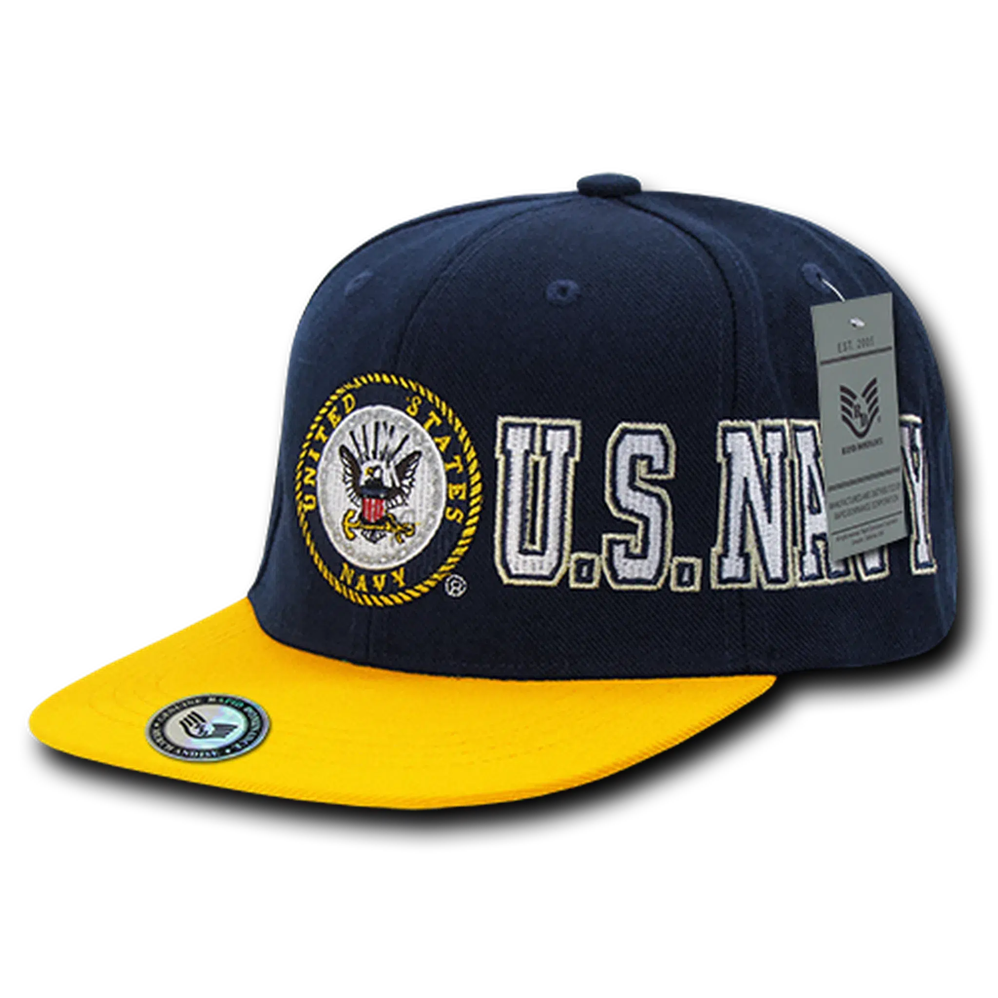 United States Navy USN D-Day Snapback Military Hat by Rapid Dominance