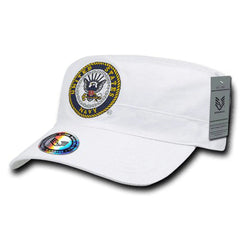 United States Navy USN Private Cadet BDU Style Reversible White Military Cap by Rapid Dominance