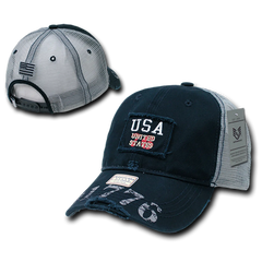 United States of America Great Lakes Patriotic Mesh Back Hat by Rapid Dominance