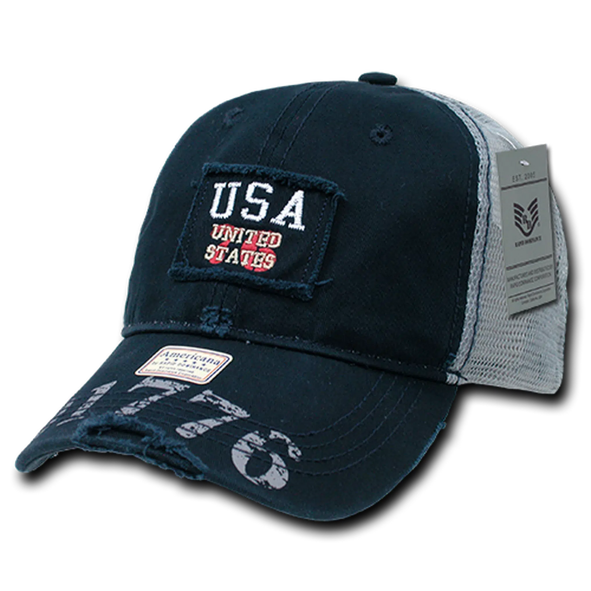 United States of America Great Lakes Patriotic Mesh Back Hat by Rapid Dominance