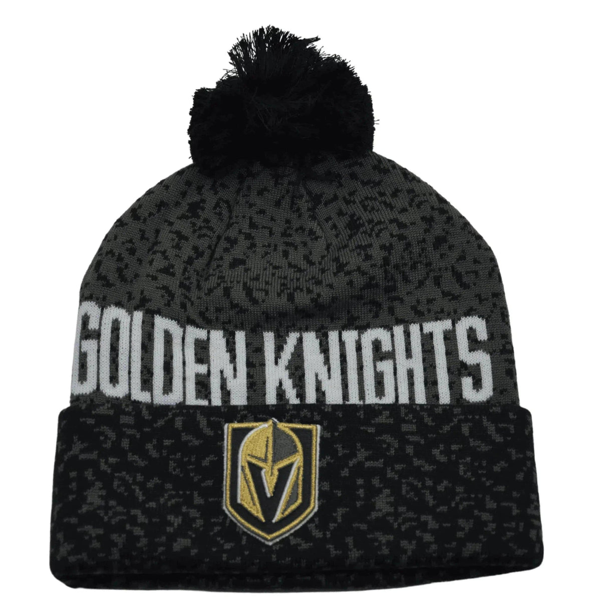 Vegas Golden Knights NHL Fan Weave Knit Beanie Pom Pom Winter Hat