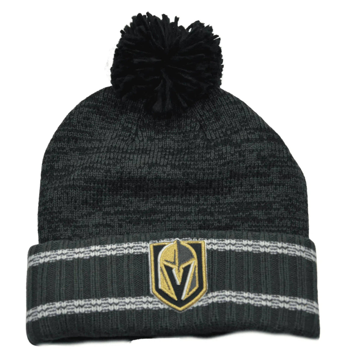 Vegas Golden Knights NHL Gray Series Knit Beanie Pom Pom Winter Hat