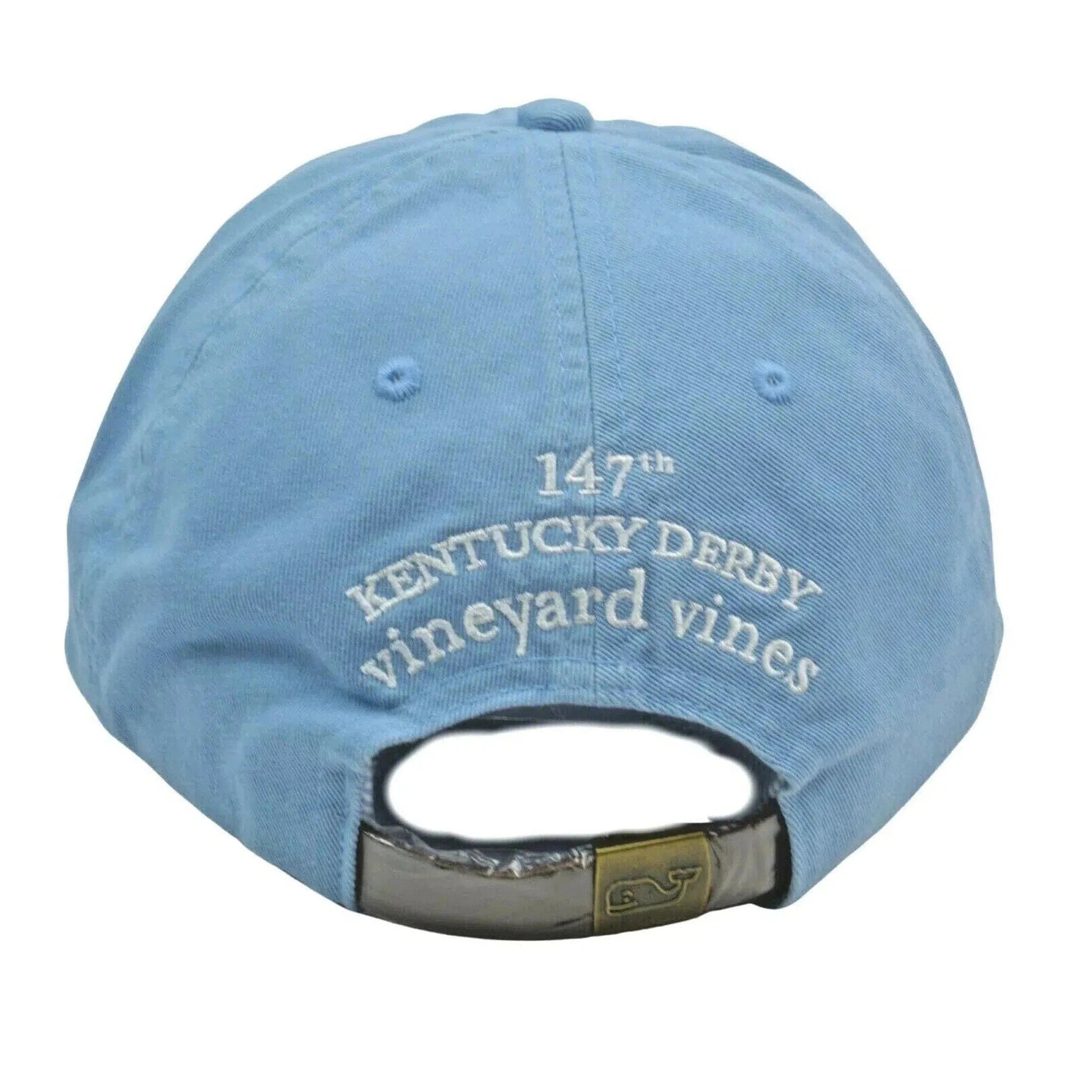 Vineyard Vines Kentucky Derby147 Jockey Icon Relaxed Fit Light Blue Hat