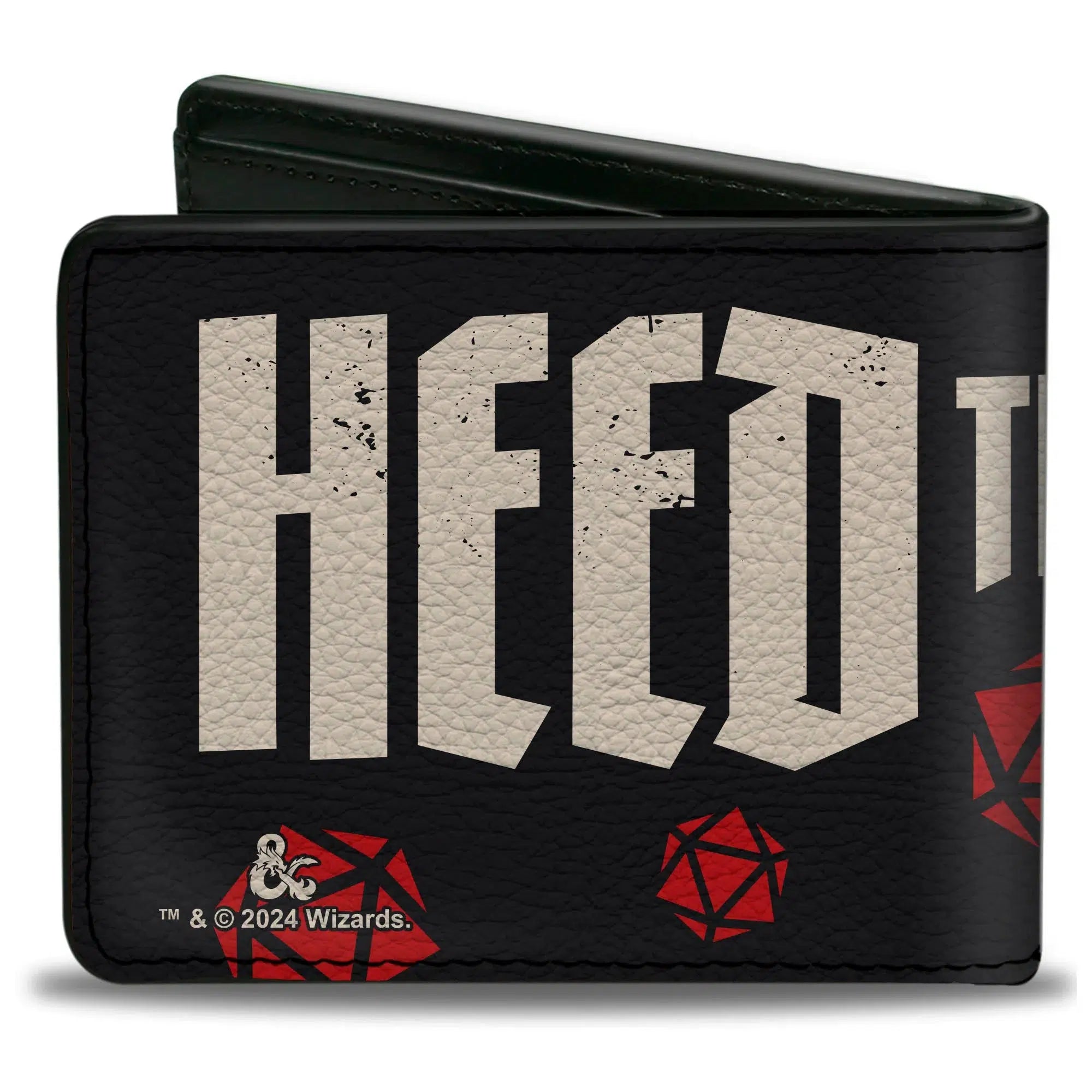 Dungeons & Dragons Heed the Call Officially Licensed Vegan Leather Bi-Fold Wallet Position 2