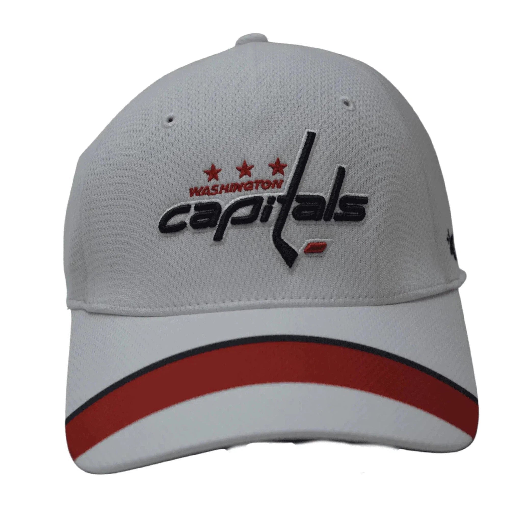 Washington Capitals NHL Solo Stretch Fit Cap White Hockey Hat