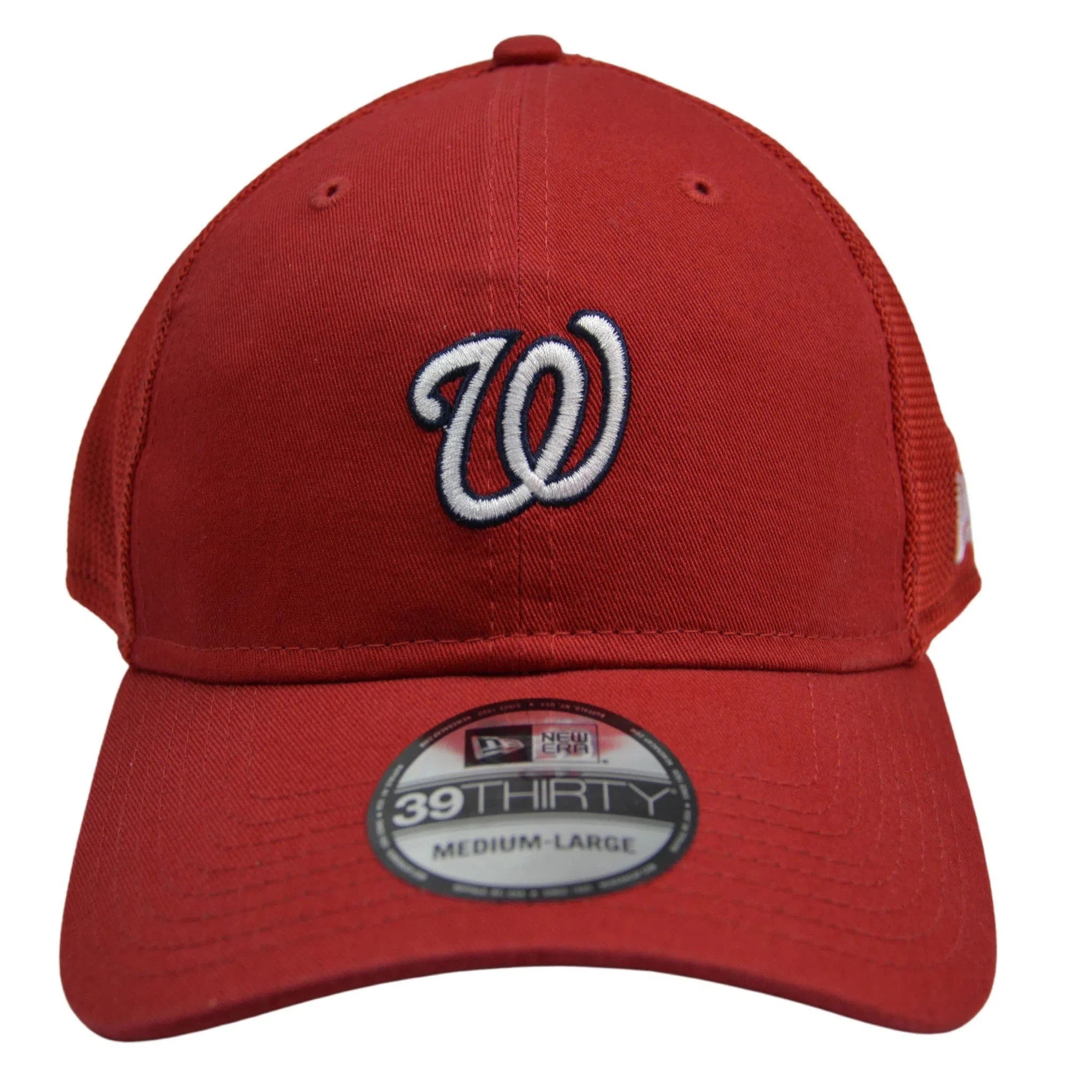 Washington Nationals 39THIRTY MLB Baseball Mesh Back Flex Fit Hat