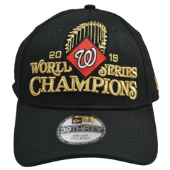 Washington Nationals 39THIRTY MLB World Series Champs Black Baseball Hat