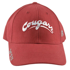 Washington State Cougars NCAA Russell Athletic Red Team Logo Adjustable Hat