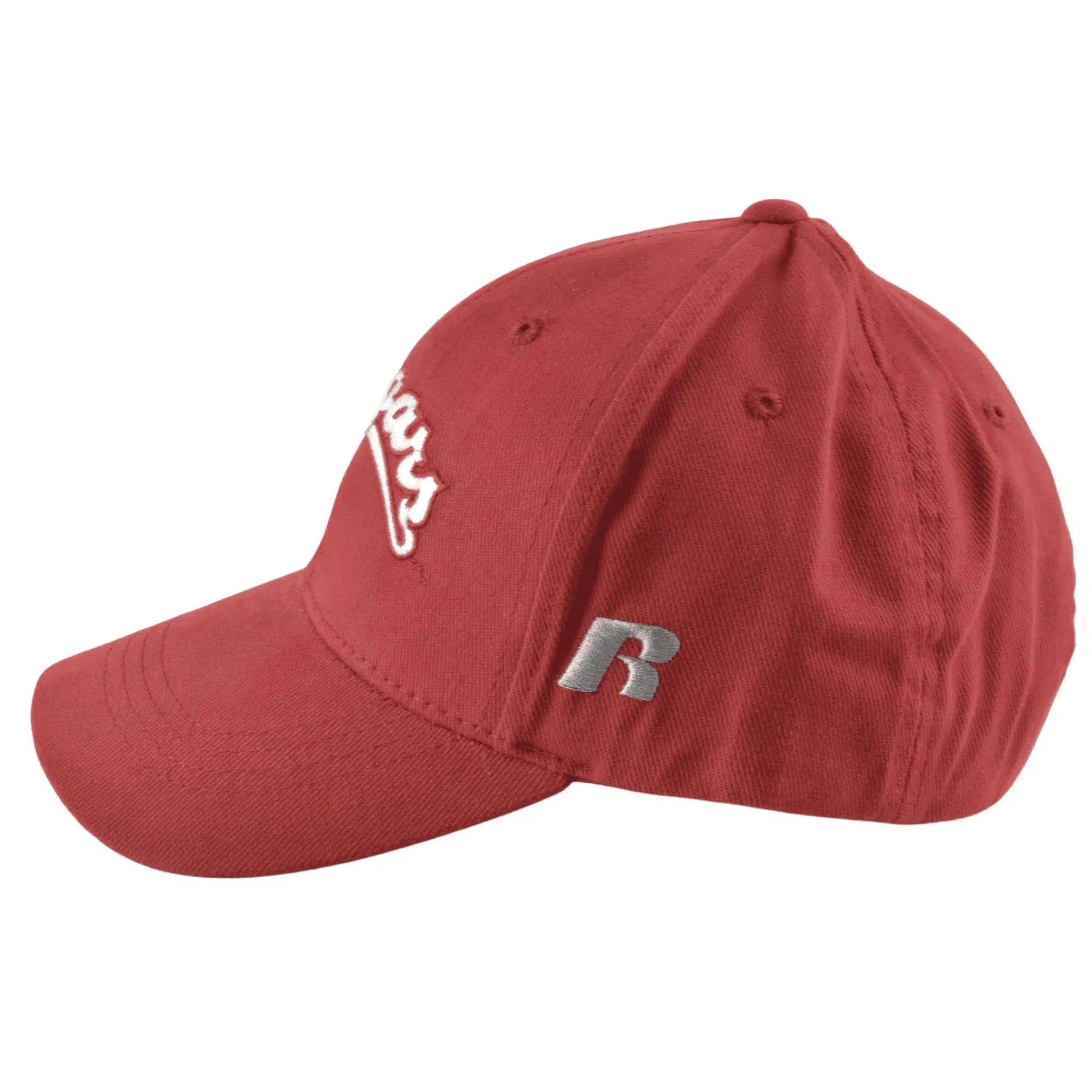 Washington State Cougars NCAA Russell Athletic Red Team Logo Adjustable Hat