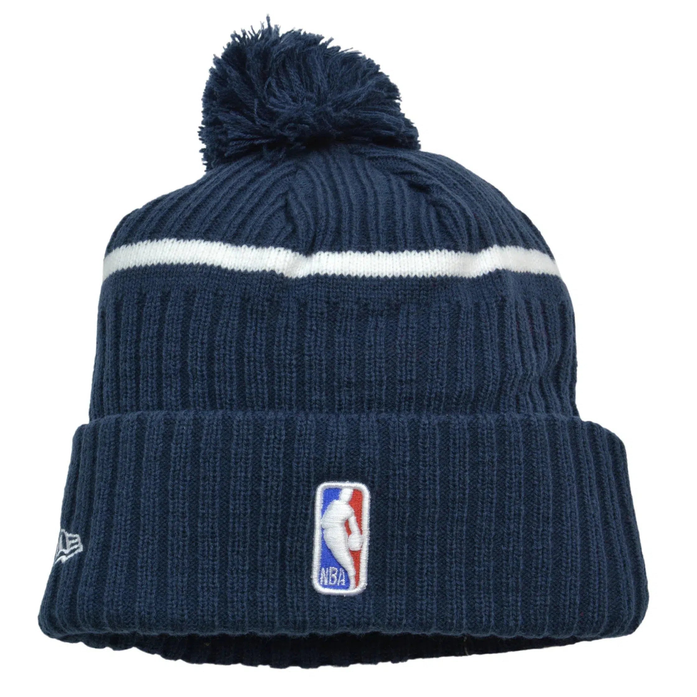 Washington Wizards NBA Draft Pin Basketball Pom Pom Knit Beanie