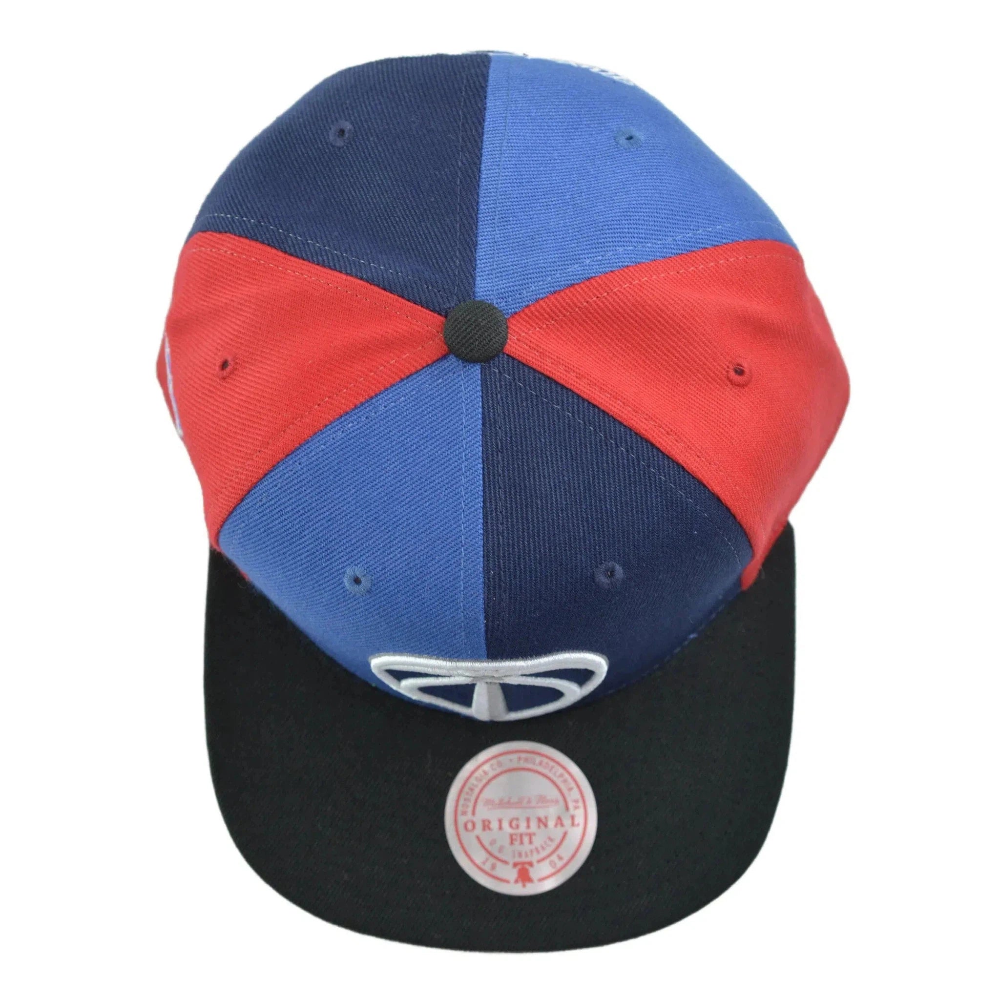 Washington Wizards NBA Team Era Pinwheel Men's Snapback Cap, Flat Bill Hat by Mitchell & Ness