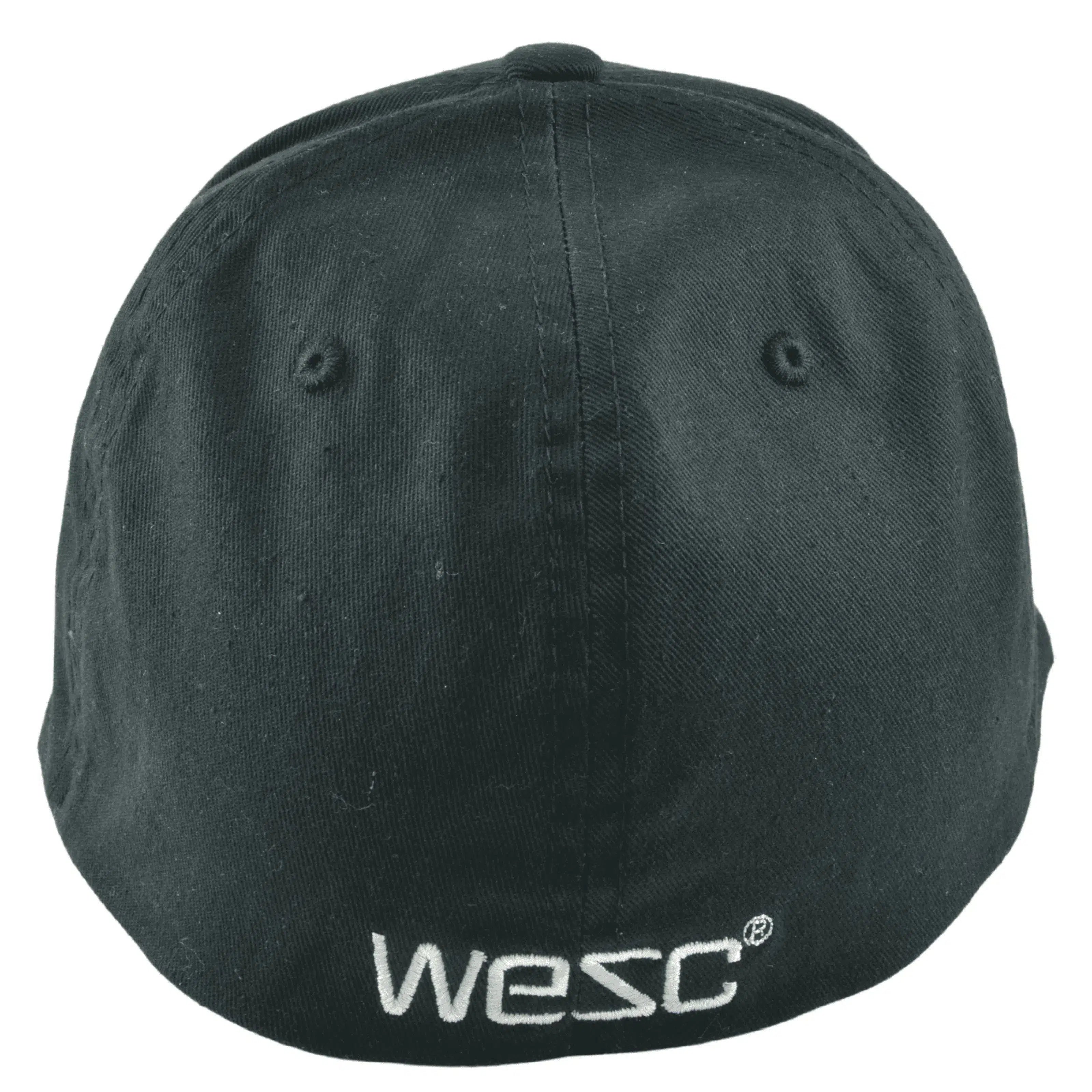 WeSC ICON Superlative Conspiracy Black OSFM Flex Fit Skater Hat