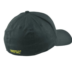 WeSC Superlative Conspiracy Logo Black OSFM Flex Fit Hat
