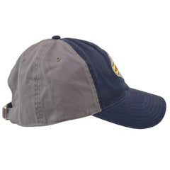 West Virginia Mountaineers NCAA 2 Tone Blue & Gray Team Dad Hat