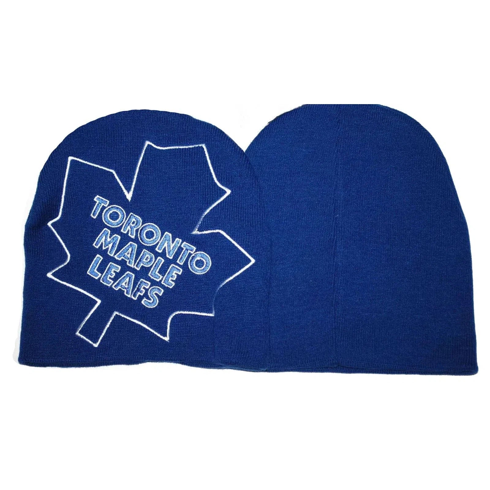 Toronto Maple Leafs NHL Big Logo Knit Cuffless Beanie, Winter Hat by Reebok